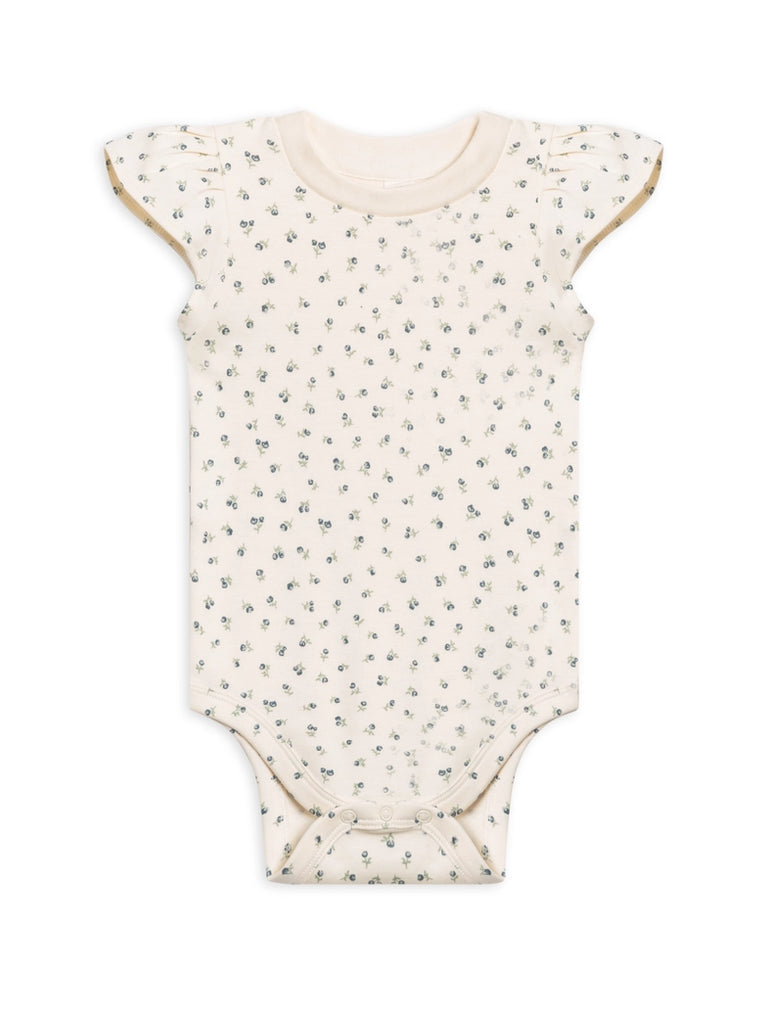 ORGANIC BABY PEARL PETAL SLEEVE BODYSUIT