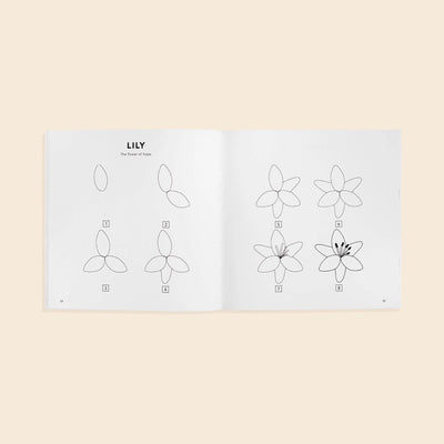 MODERN FLOWERS: A HOW TO DRAW BOOK FOR KIDS