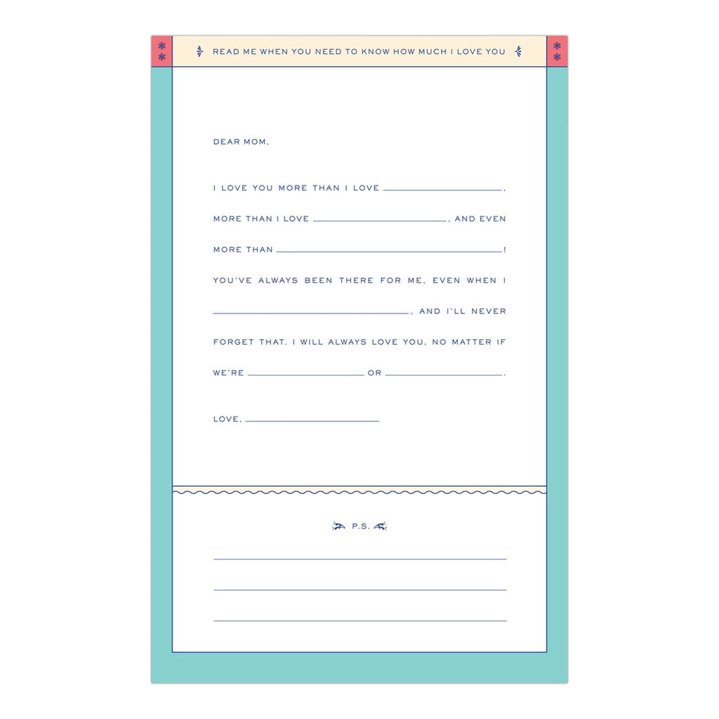 LETTERS TO MY WONDERFUL MOM READ ME WHEN BOX