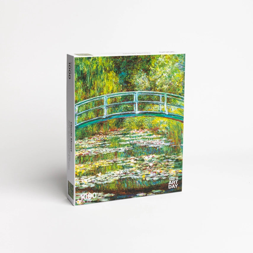 PUZZLE - MONET - BRIDGE OVER A POND OF WATER LILIES