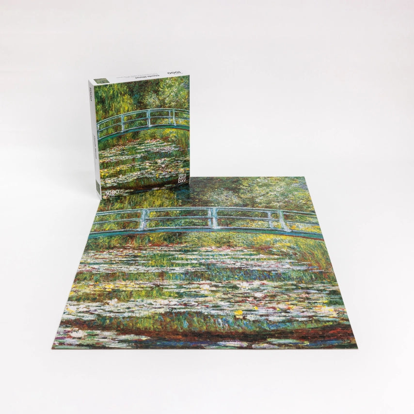PUZZLE - MONET - BRIDGE OVER A POND OF WATER LILIES