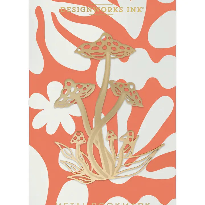 METAL BOOKMARK - MUSHROOM