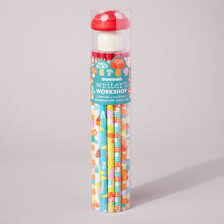 WRITER'S WORKSHOP - MUSHROOM PENCILS AND SHARPENER SET