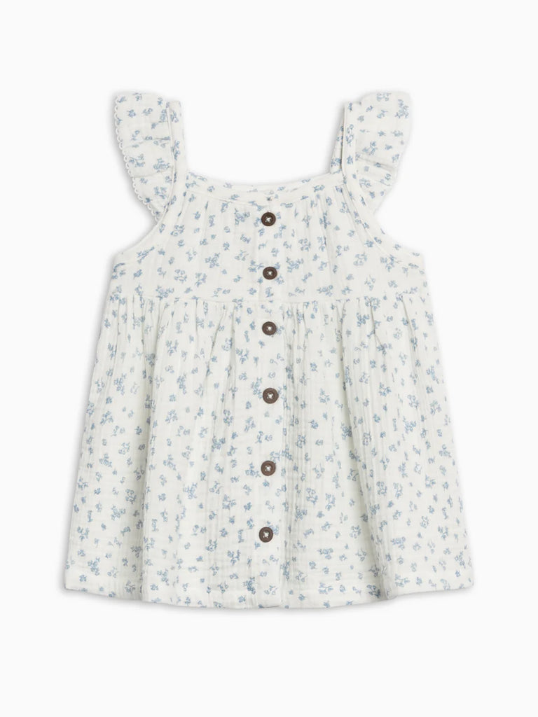 Maisy Muslin Ruffle Strap Dress