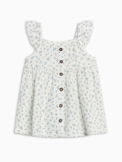 Maisy Muslin Ruffle Strap Dress