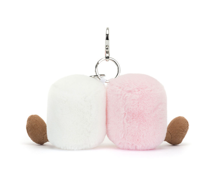 Amuseables Pair of Marshmallows Bag Charm