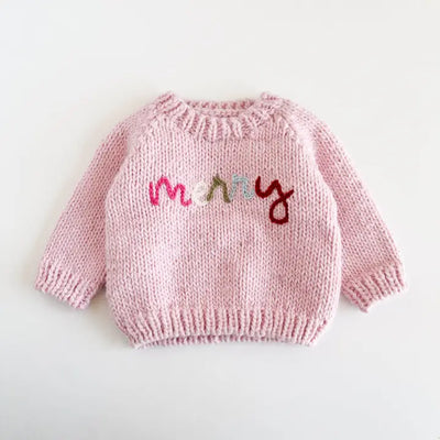 Pink Merry Baby Sweater