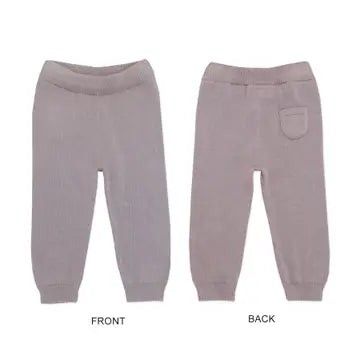 Milan Baby Legging Pants Sweater Knit Grey