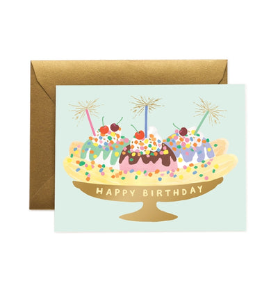 BANANA SPLIT BIRTHDAY CARD