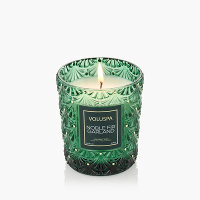 Voluspa Noble Fir Garland, Classic Candle 6.5oz