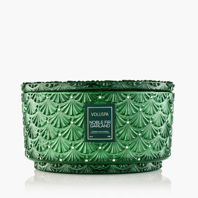 Voluspa Noble Fir Garland, Centerpiece Candle 65oz