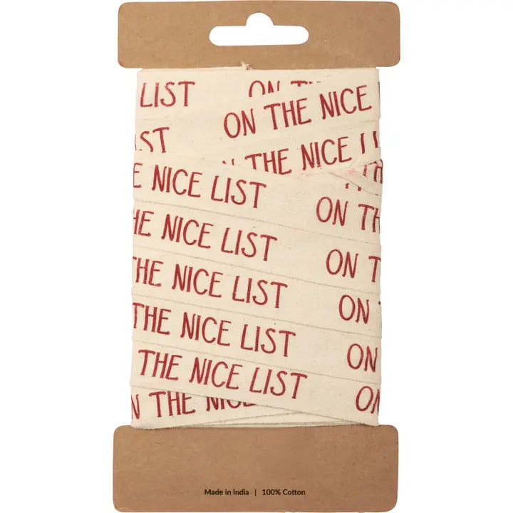 Nice List Ribbon ON THE NICE LIST RIBBON
