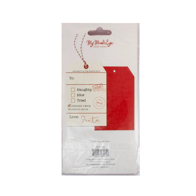 Naughty Nice Oversized Tag Set