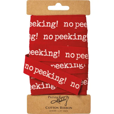 NO PEEKING RIBBON