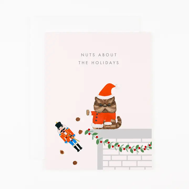 NUTS ABOUT THE HOLIDAYS - GREETING CARD
