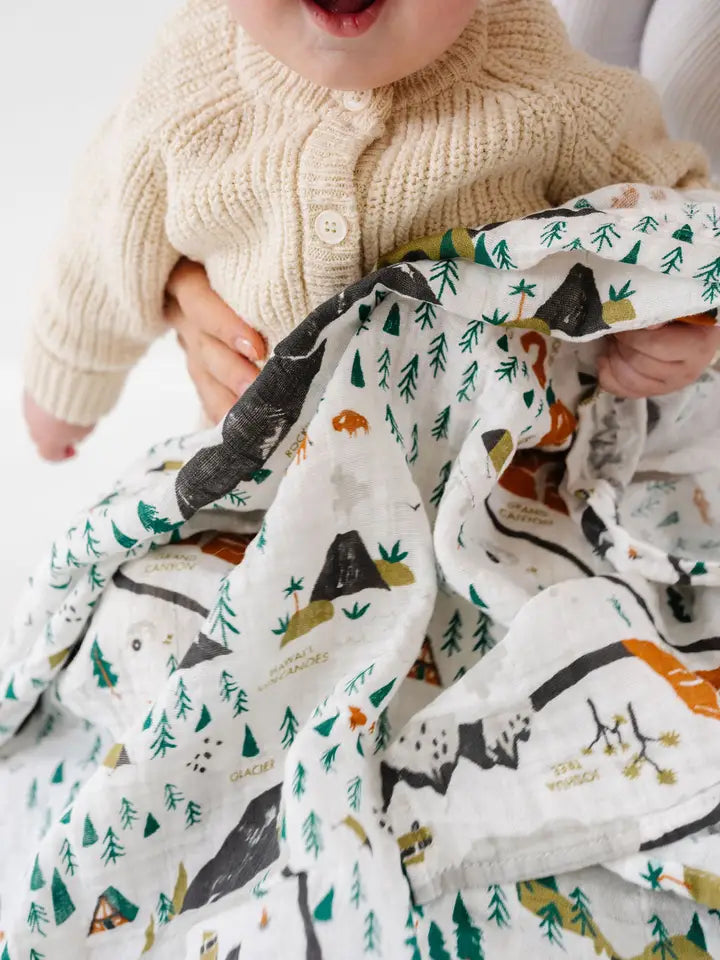 National Parks Swaddle (Mini Pattern)