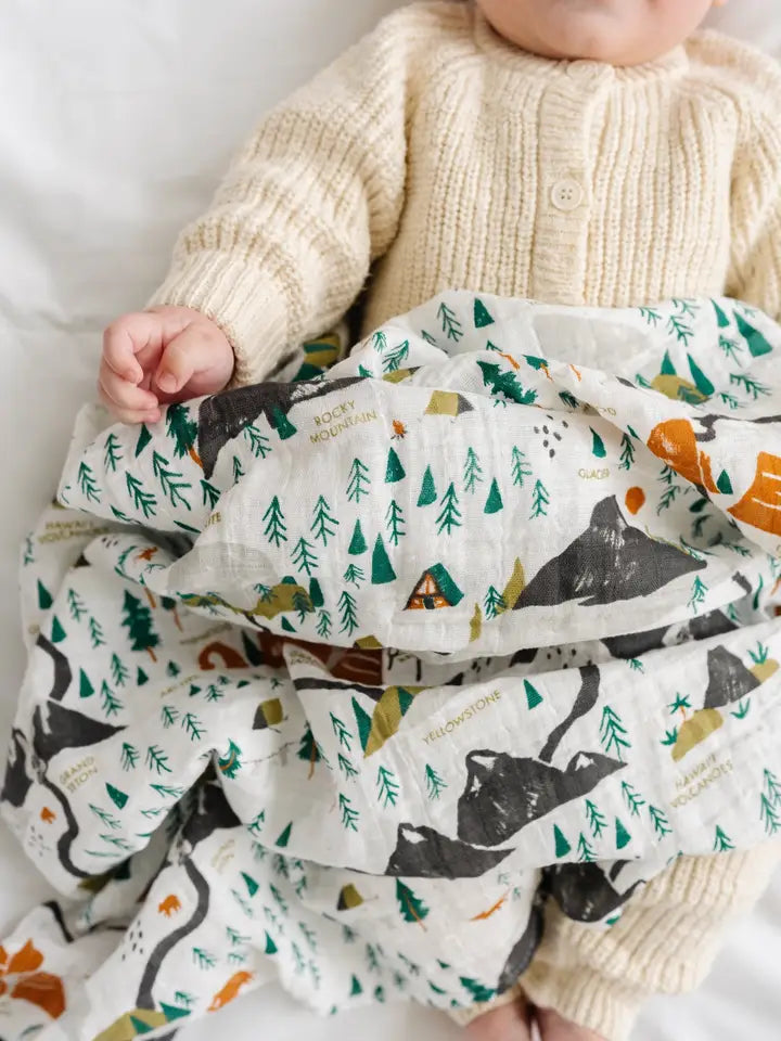 National Parks Swaddle (Mini Pattern)