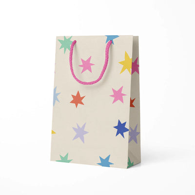 Multi Stars Medium Gift Bag