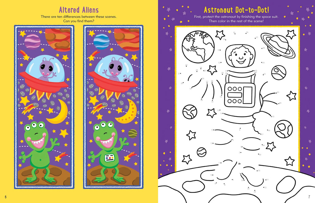 OUTER SPACE ACTIVITY BOOK