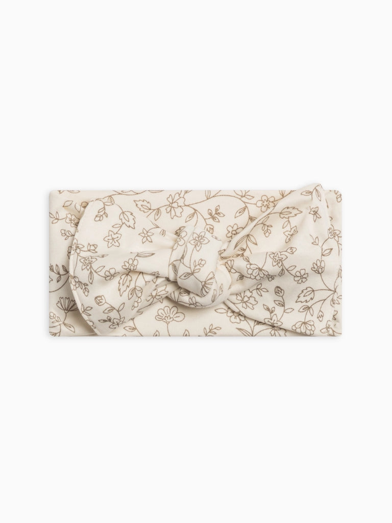 Organic Baby Hattie Knot Bow Wrap