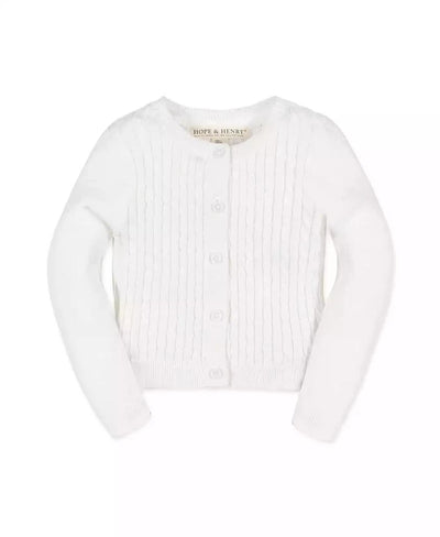 Organic Cable Cardigan Sweater