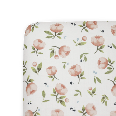 Organic Cotton Muslin Crib Sheet