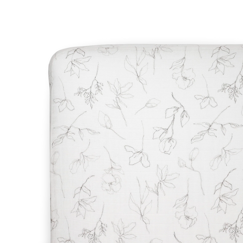 Organic Cotton Muslin Crib Sheet