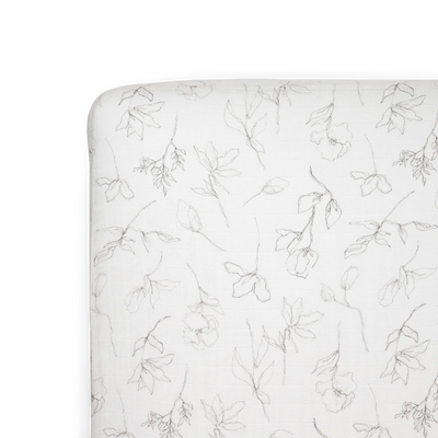 Organic Cotton Muslin Crib Sheet