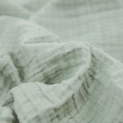 Organic Cotton Muslin Swaddle Blanket - White Sage
