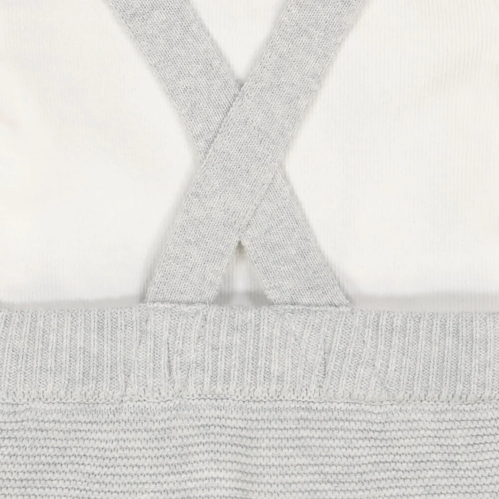 Organic Knit Bodysuit & Sweater Overall Set