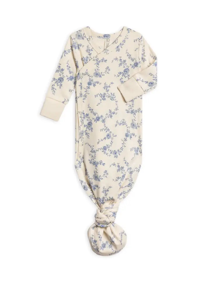 Organic Newborn Indy Kimono Gown