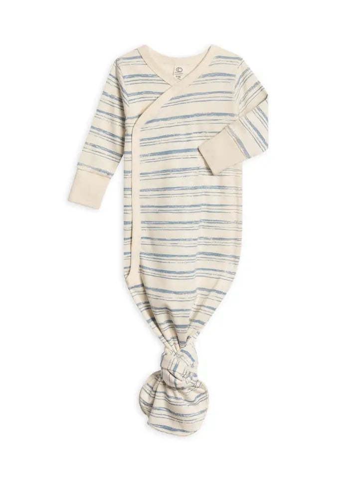 Organic Newborn Indy Kimono Gown