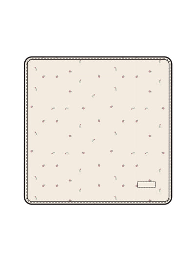 Organic Pointelle Swaddle Blanket - Pia Floral