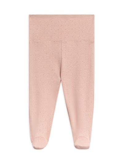 Organic Baby Chloe Pointelle Footed Pant