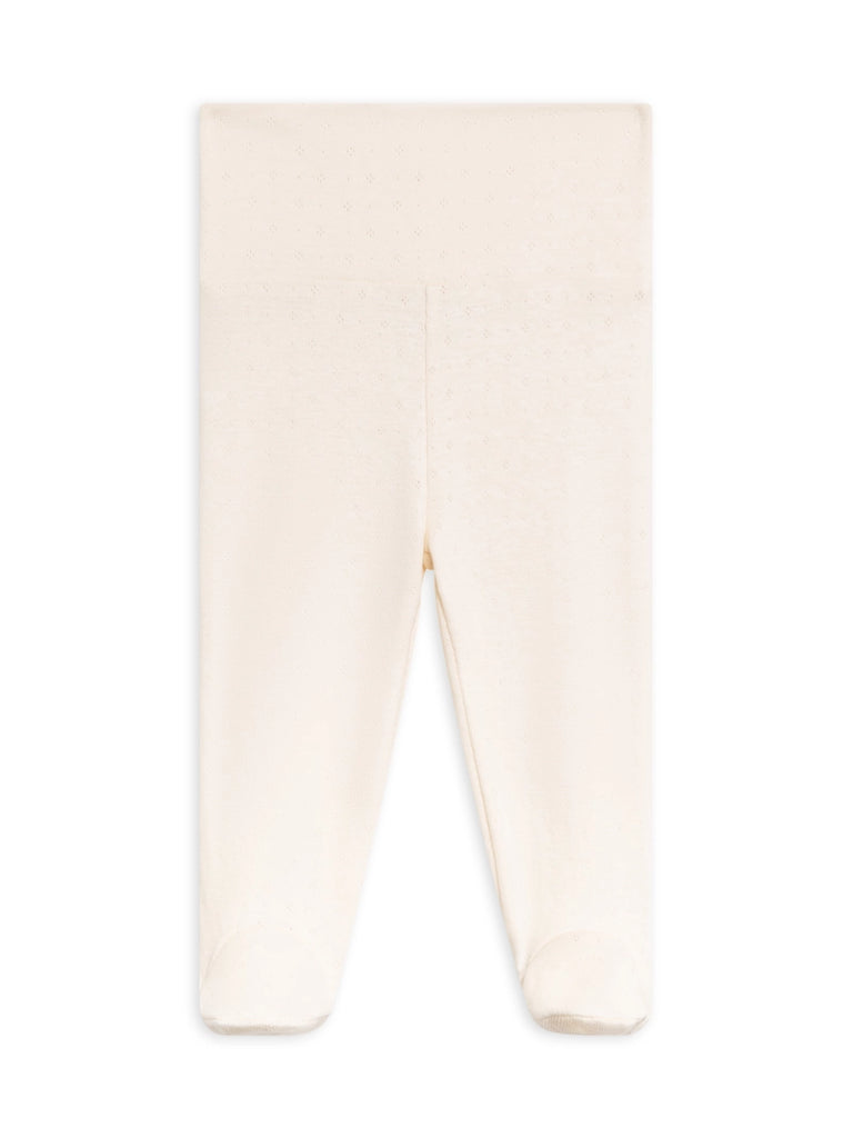 Organic Baby Chloe Pointelle Footed Pant