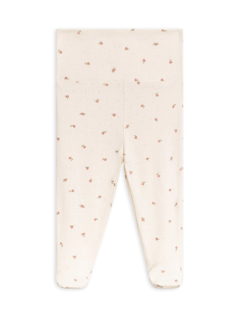 Organic Baby Chloe Pointelle Footed Pant