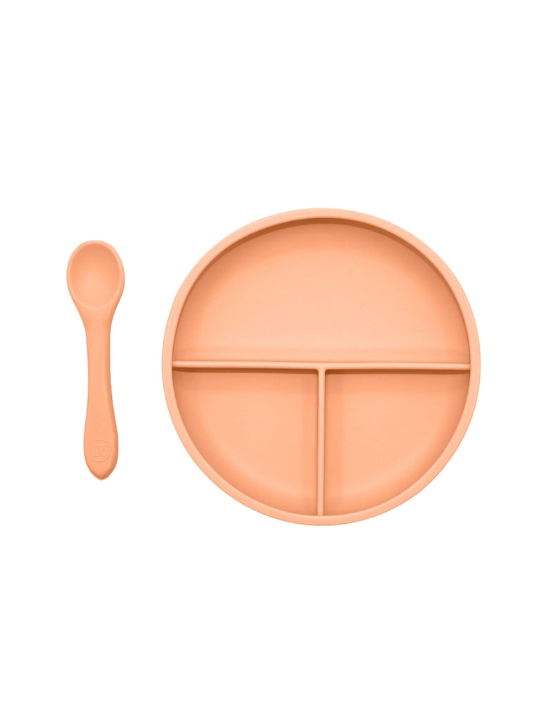 Bogo Suction Divider Plate & Spoon Set