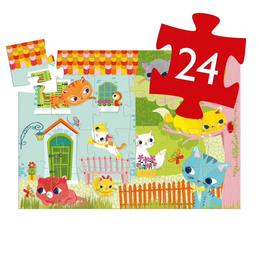 PACHAT AND FRIENDS 24PC SILHOUETTE JIGSAW PUZZLE