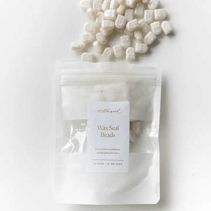 PEARL WHITE WAX BEADS FOR WAX SEALS