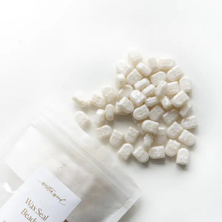PEARL WHITE WAX BEADS FOR WAX SEALS