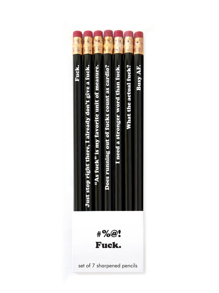 PENCIL SET - #%@! FUCK