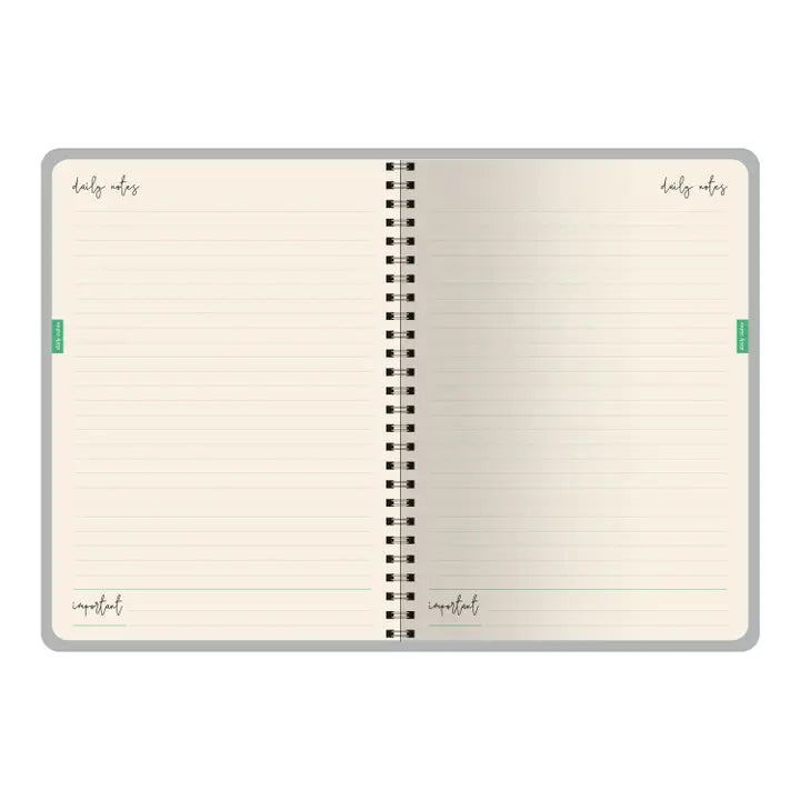 SPIRAL DAILY PLANNER - PEONY