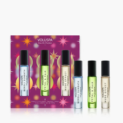 Voluspa Holiday Fruit & Floral Travel Trio, EDP Gift Set