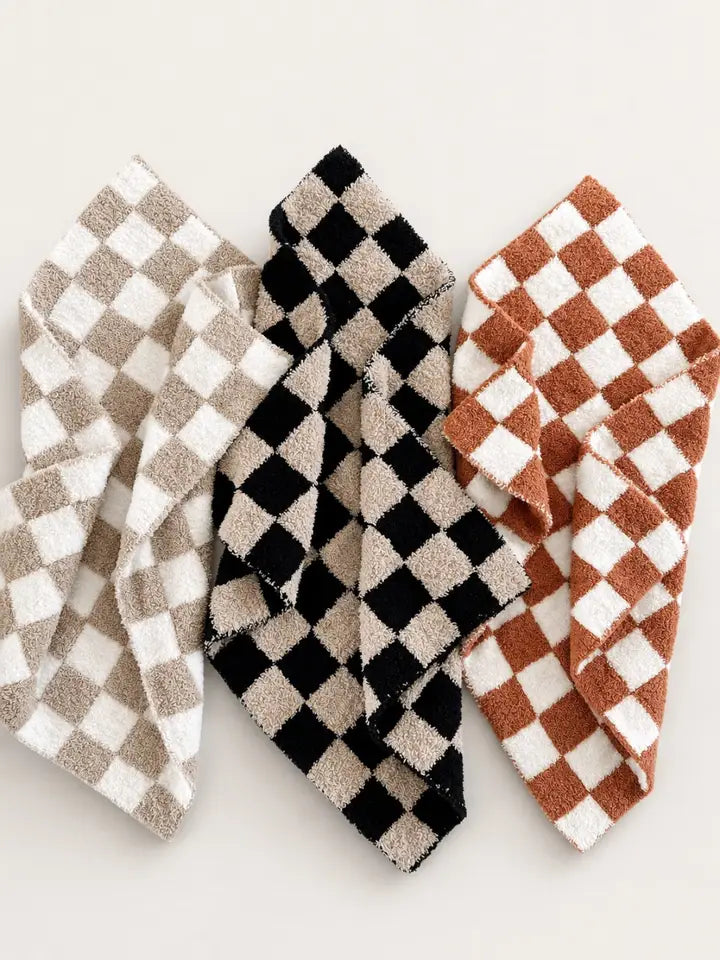 Phufy Bliss Checkerboard Mini Blanket