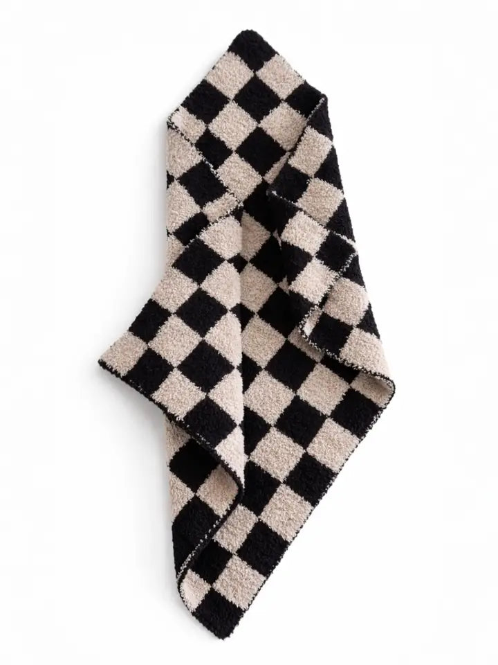 Phufy Bliss Checkerboard Mini Blanket