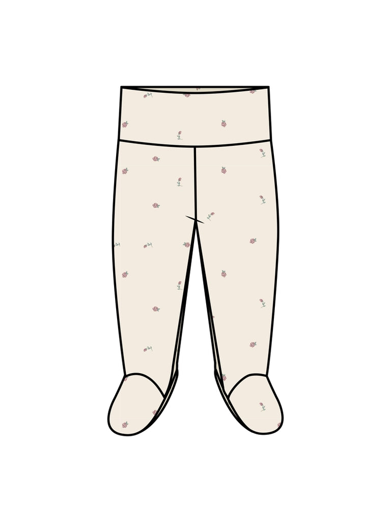 Organic Baby Chloe Pointelle Footed Pant