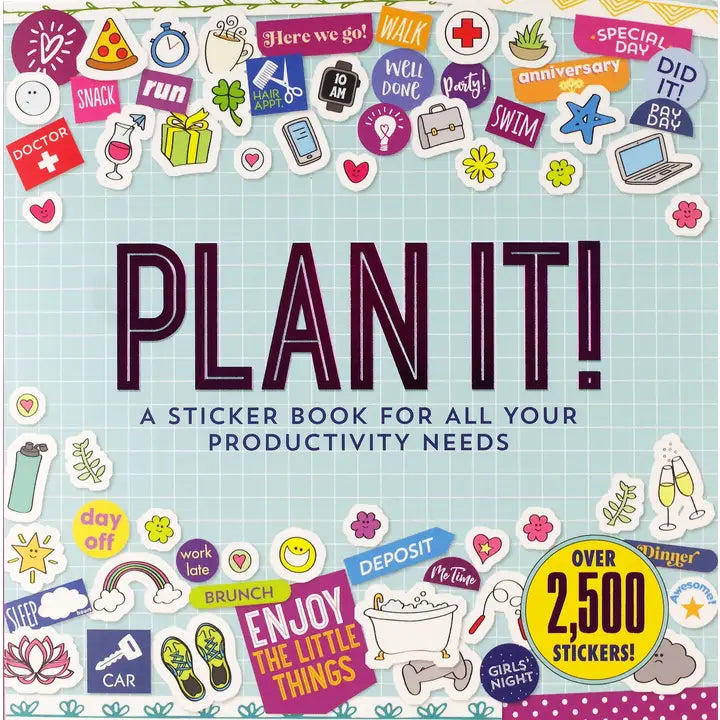 Plan It! A Sticker Book For All Your Productivity Needs