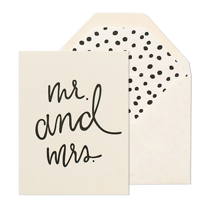 PLAYFUL MR AND MRS CARD