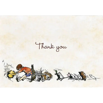 Pooh Bear Thank You Notes