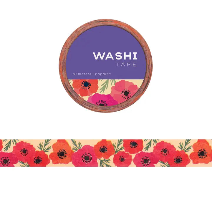 POPPIES WASHI TAPE